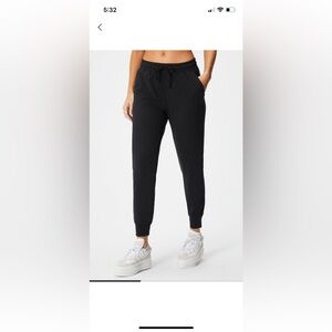 Fabletics Black Medium High-Waisted Performance Joggers